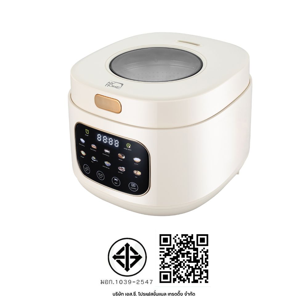 MY HOME หม้อหุงข้าวคอม CR1501 1.5 ลิตร