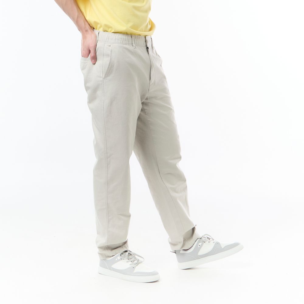 ME STYLE กางเกงขายาวมินิมอล สีเบจ ไซซ์ 36