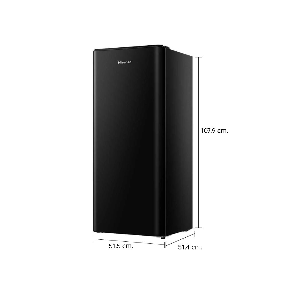 HISENSE 1 DOOR REFRIGERATOR 5.5Q RR209D4TBN BLACK