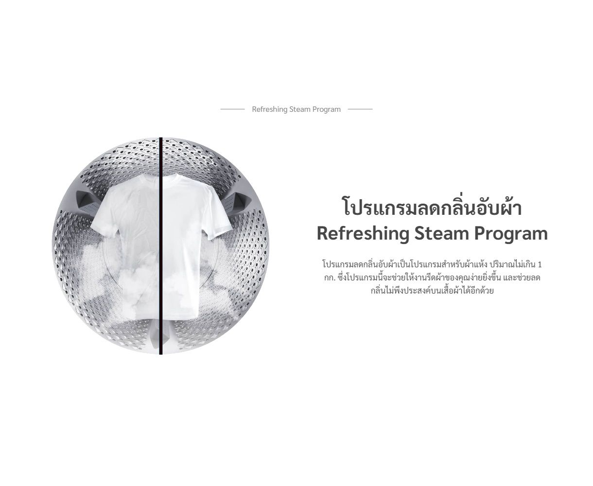 HITACHI ซักผ้าฝาหน้า 10กก BD100XFVEADM