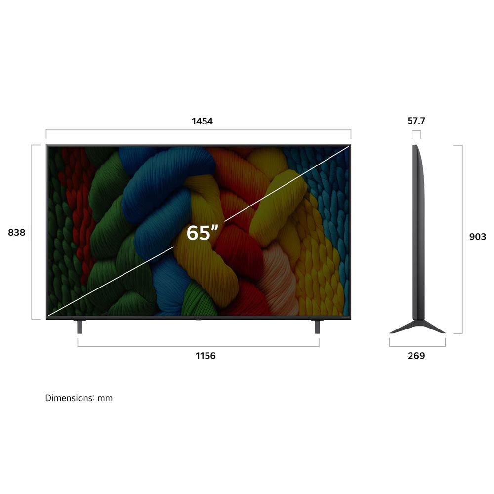 LG SMART TV NANO 4K 65IN 65NANO80ASA.ATM