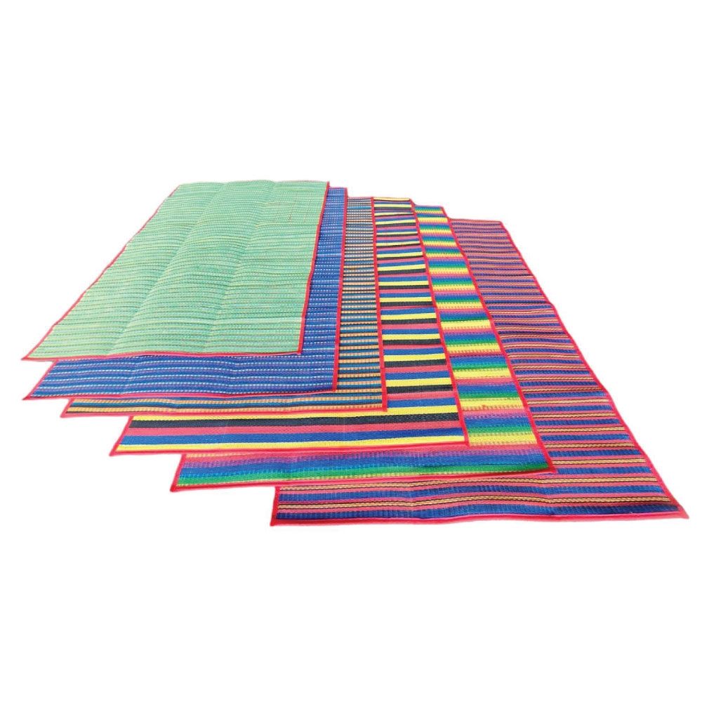 เสื่อพลาสติก 4X6ฟุต (คละสี คละลาย ไม่สามารถเลือกได้)