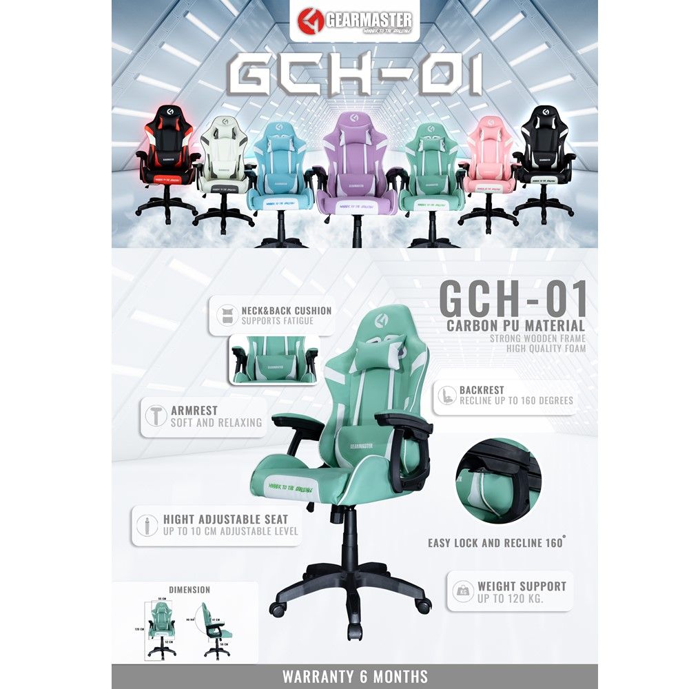 GEARMASTER CHAIR GCH01 BLACK