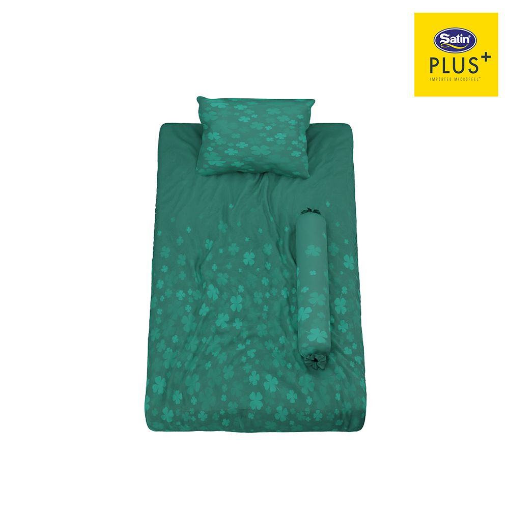 SATINPLUS BEDSHEET GREEN LK050 3.5 FT. 3 PCS.
