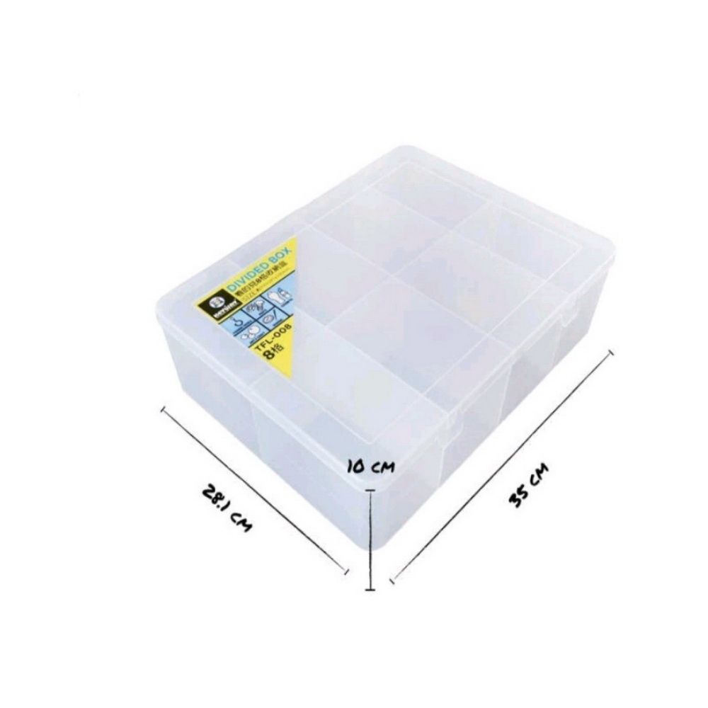 KEYWAY กล่องแบ่งช่อง 8 ช่อง TFL-008