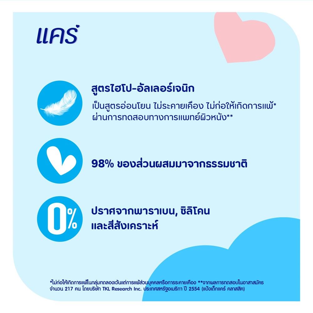 แคร์แป้งเด็กฟ้า 350ก.X2