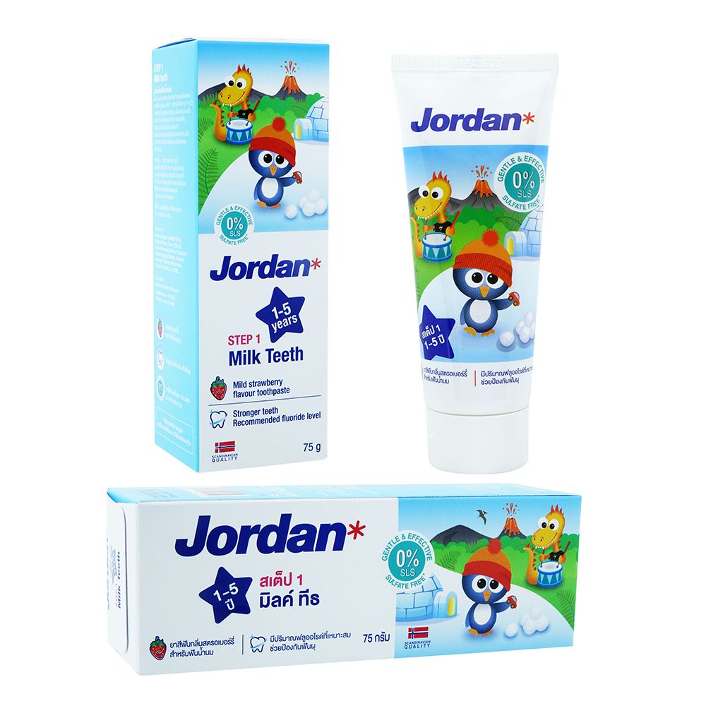 JORDAN MILK TEETH 1-5 YEARS 75 G.