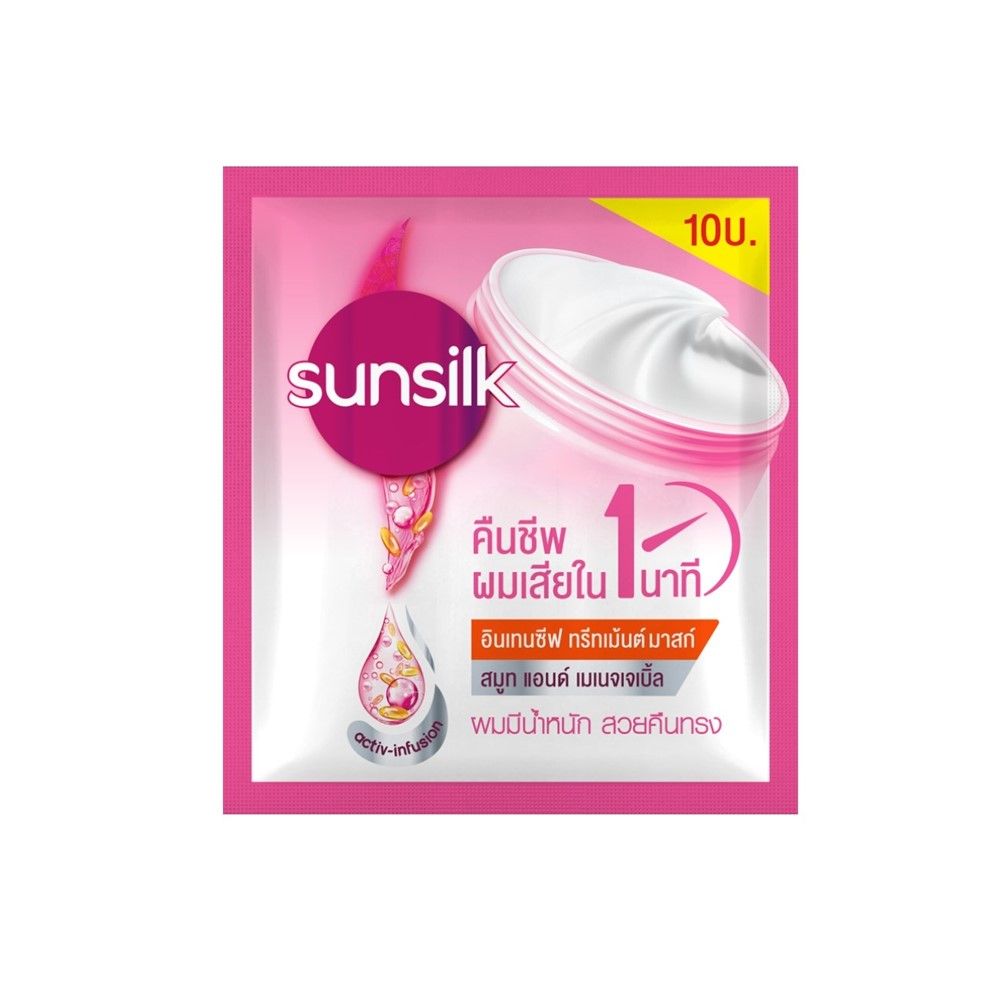 SUNSILK TREAT SMOOTH MANAGE PINK 12ML