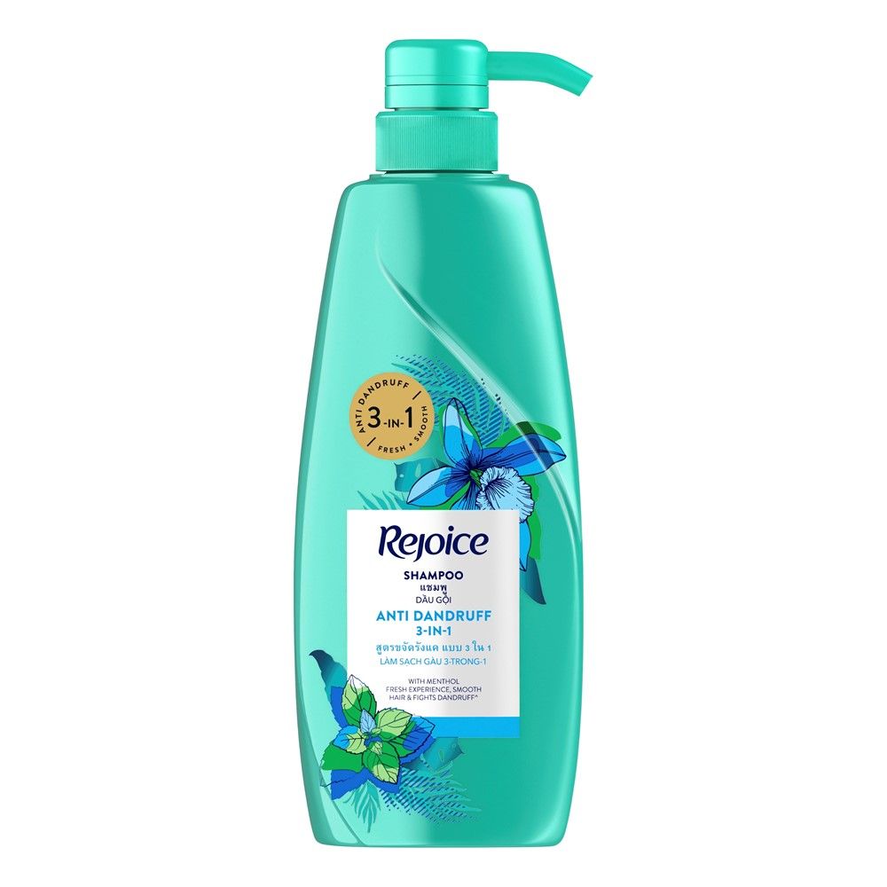 REJOICE SHAMPOO 3IN1 370 ML.