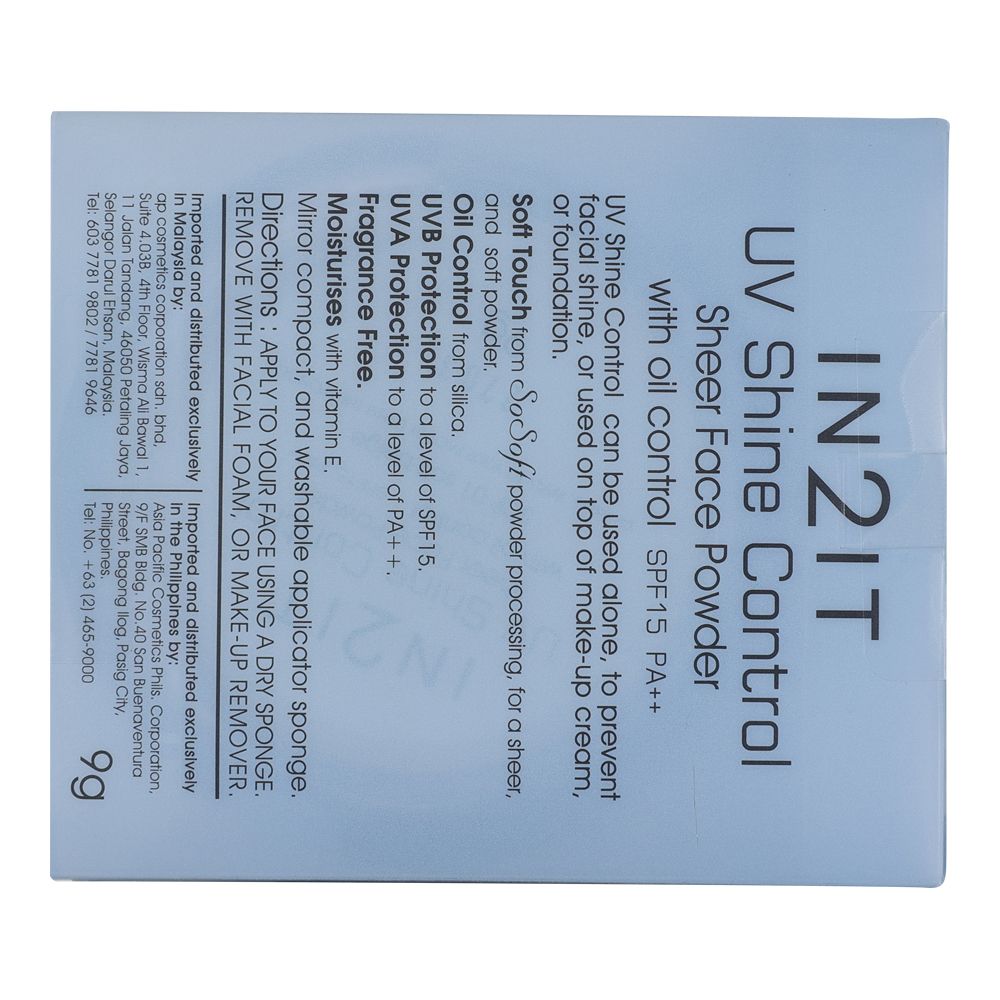 IN2IT SHINE CONTROL FACE POWDER SCP01