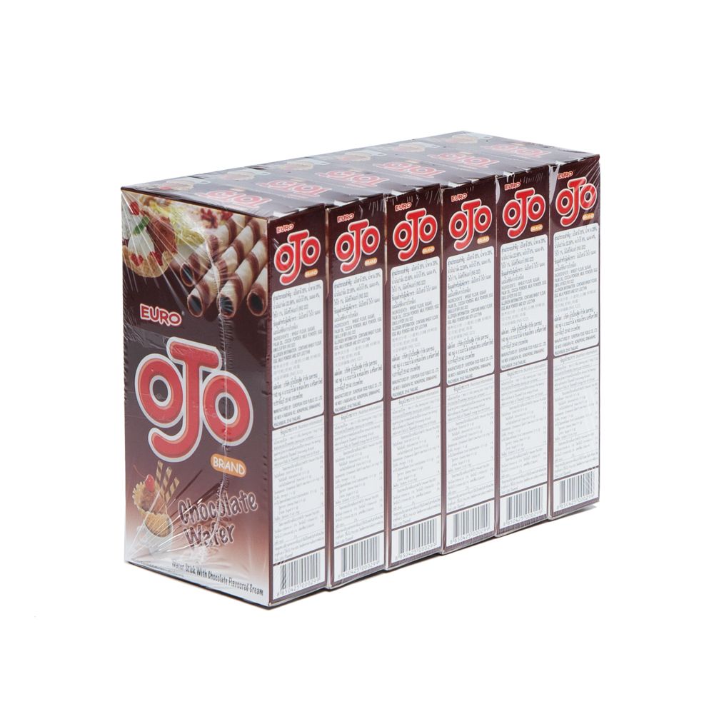 OJO WAFER STICK WITH CHOCOLATE CREAM20X6