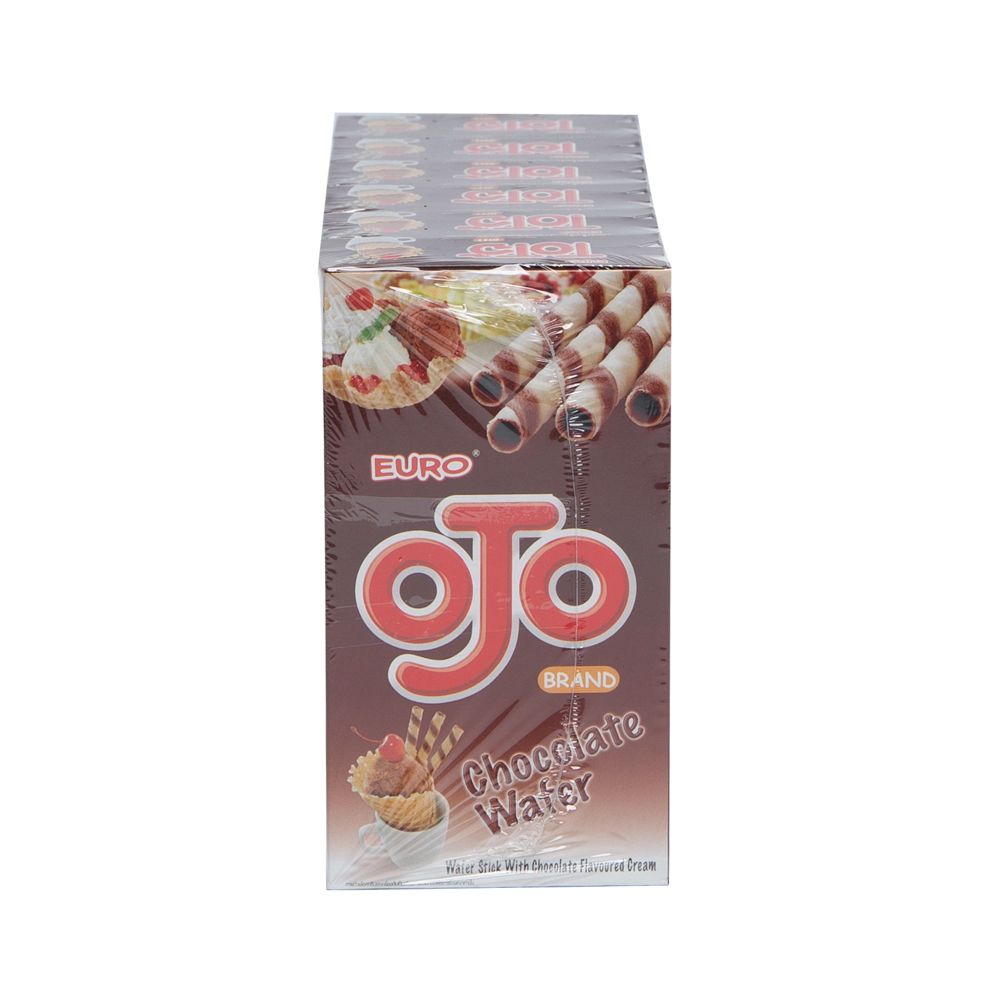 OJO WAFER STICK WITH CHOCOLATE CREAM20X6