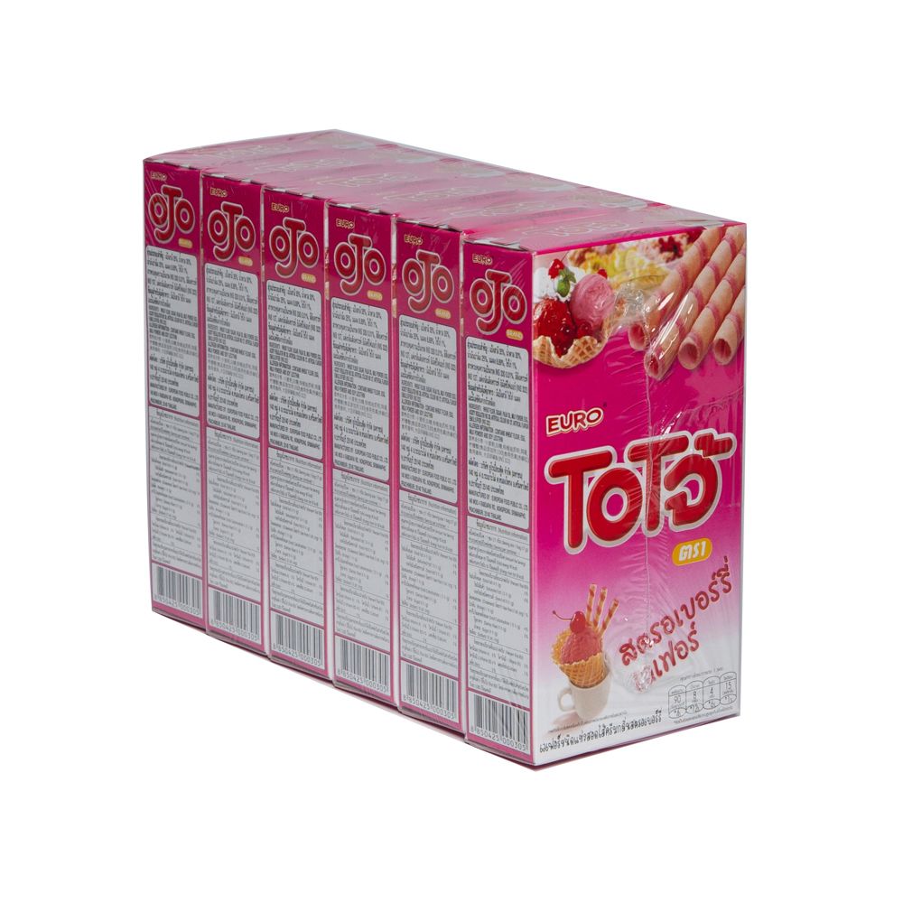 OJO STRAWBERRY WAFER 17G.X6