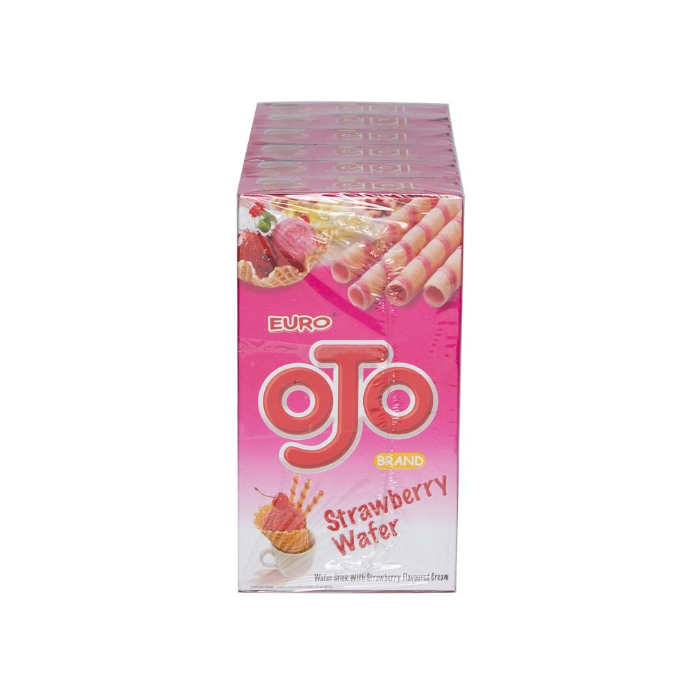 OJO STRAWBERRY WAFER 17G.X6
