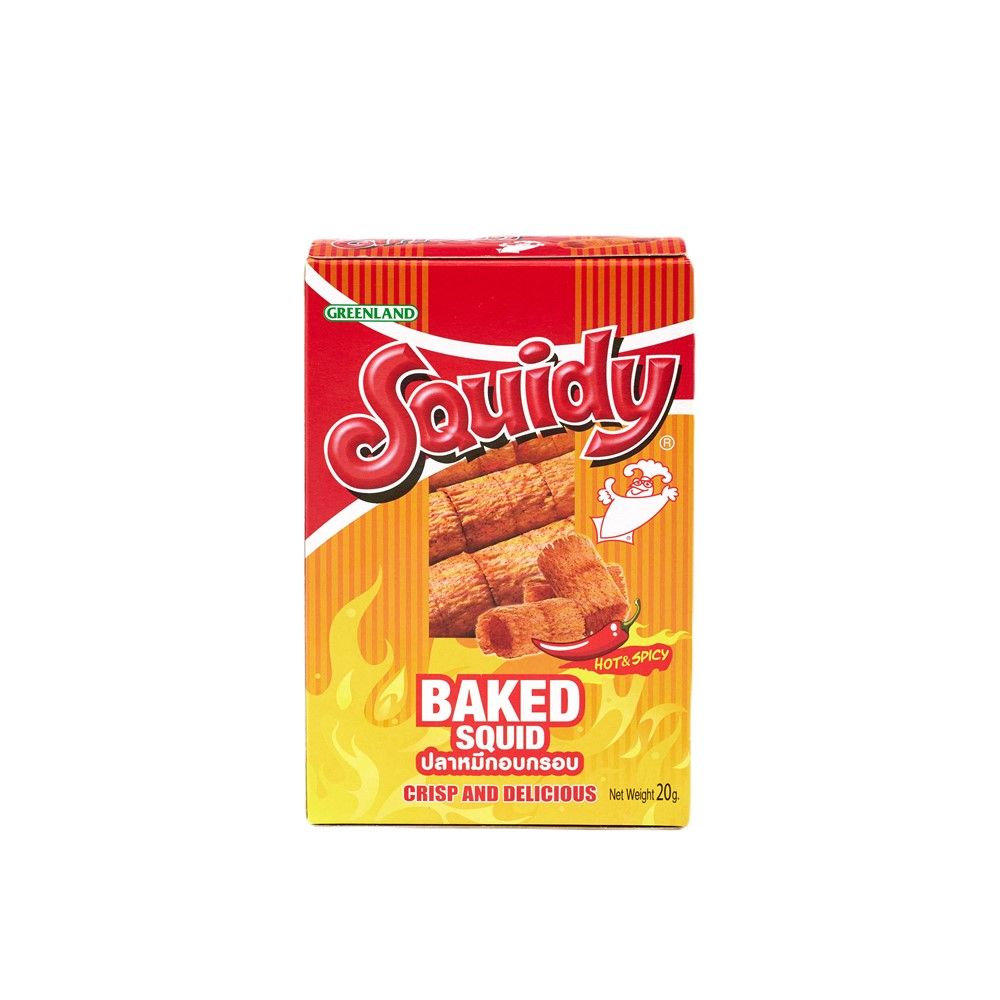 SQUIDY BAKED SQUID HOT AND SPICY 20 G.