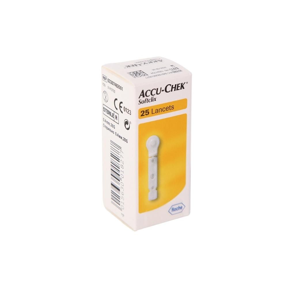 ACCU - CHEK SOFTCLIX LANCET 25 PCS